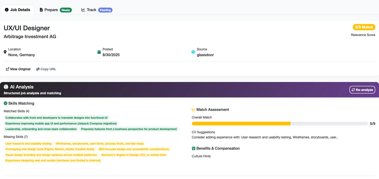 CareerSide live product